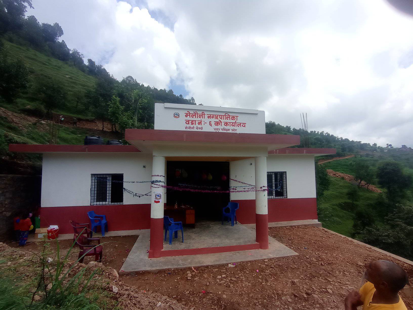 मेलौली नगरपालिका वडा नं ६ को नयाँ भवन निर्माण 